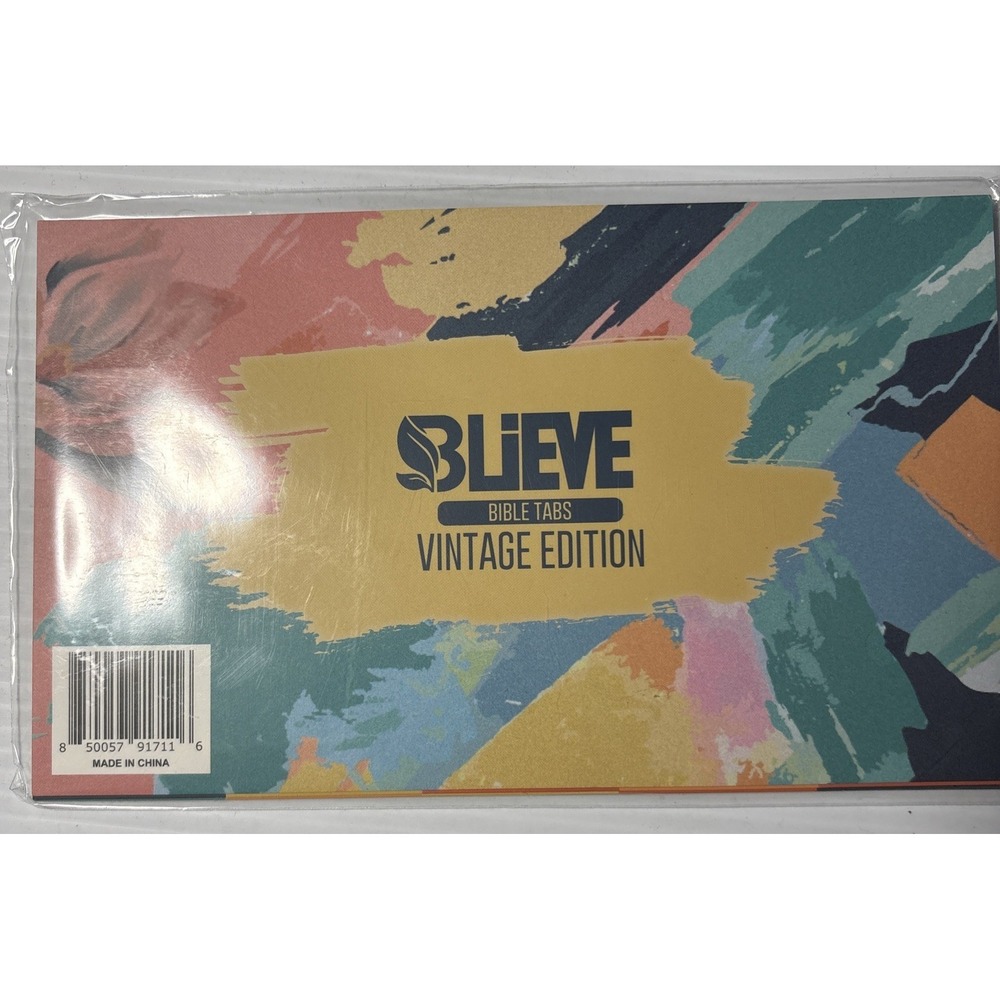 Bible Tabs - Laminated Bible Study Tabs with Stickers, Perfect for Vintage